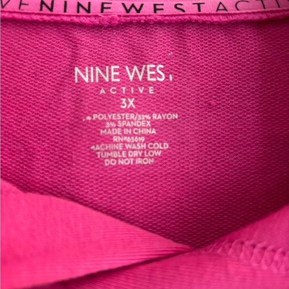 Nine West Active Pink Women's Top Sz 3X NWT - Picture 4 of 4